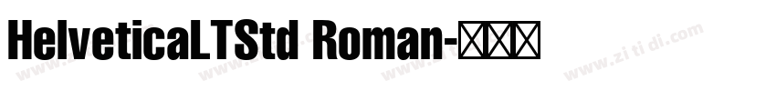 HelveticaLTStd Roman字体转换